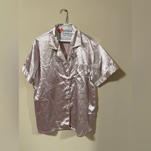 Like New Satin Sleepwear Shirt and Shorts soft and cozy